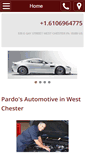 Mobile Screenshot of pardosautomotiveinc.com